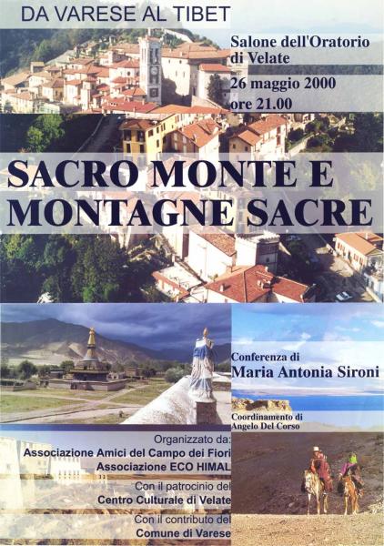 Da Varese al Tibet - Sacro Monte e montagne sacre